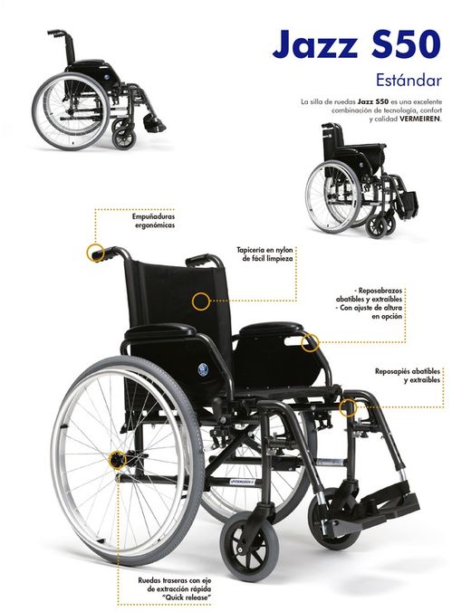 Vermeiren Wheelchair JAZZ S50