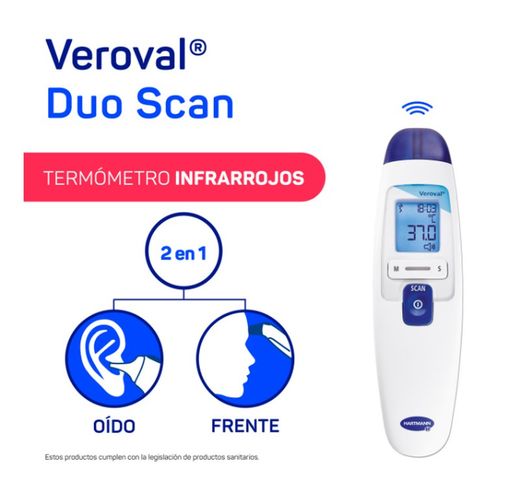 Veroval 2 in 1 Infrared Ear and Forehead Thermometer