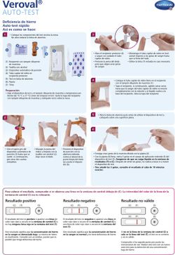 Veroval Autoteste Deficiência de Ferro 1 U