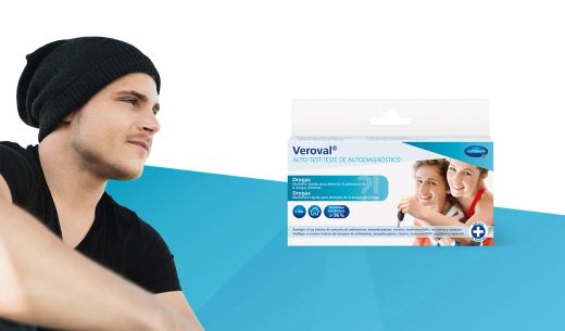 Test urinaire Veroval Autotest : résultats rapides en 5 minutes (dépistage de drogues).