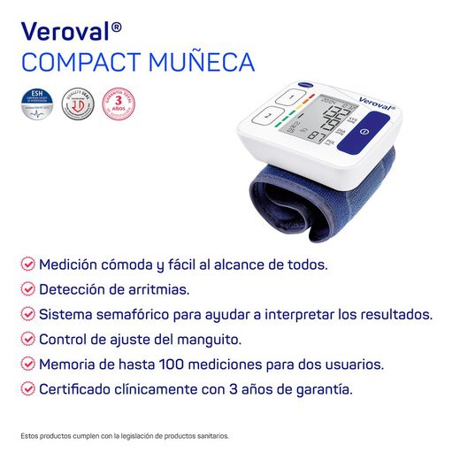 Veroval Compact Wrist Blood Pressure Monitor