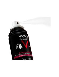 Vichy Homme 96H Clinical Control Transpiración Excesiva Anti-Olor Spray 125 ml