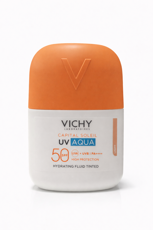 Fluido hidratante Vichy Capital Soleil UV-Aqua com cor FPS 50 50 ml