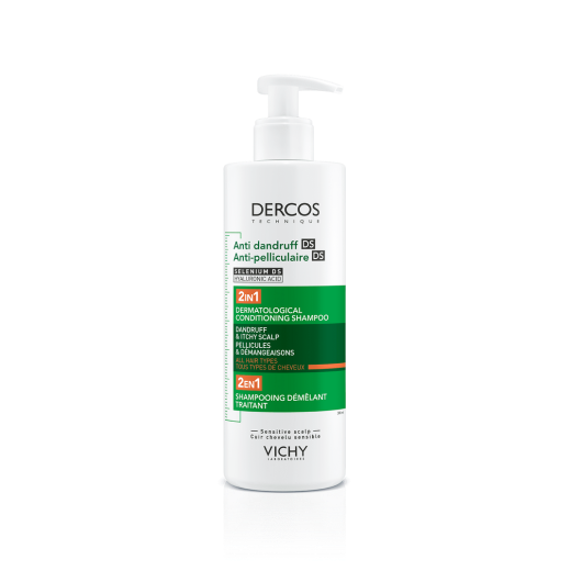 Vichy Dercos Champú Acondicionador Anticaspa DS 2 en 1 390 ml