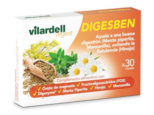 Vilardell Digest Digesben 30 Capsules