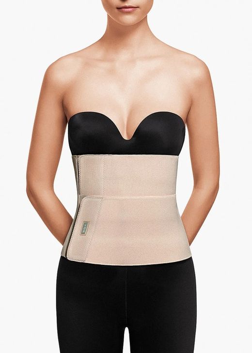 VOE Bandas De Contencion Abdominal Dos Bandas Ajustables Beige 4023S