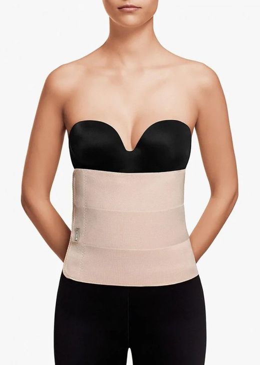VOE Banda De Contencion Abdominal Sin Costuras Tres Bandas Beige 4013S