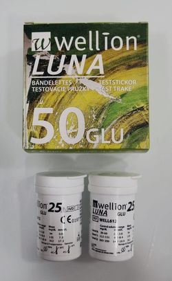 Wellion Luna Glucose (2x25) 50 tiras reativas