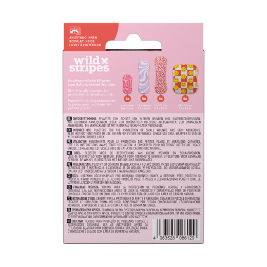 Rayures sauvages Classique Pastel Sensible Amusant