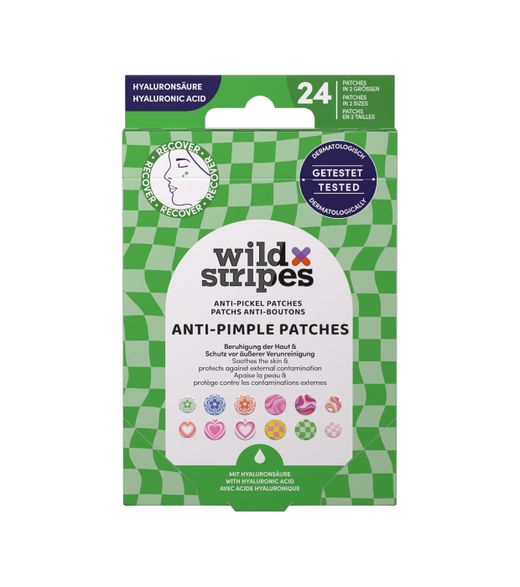 Patchs anti-boutons Wild Stripes 24 patchs