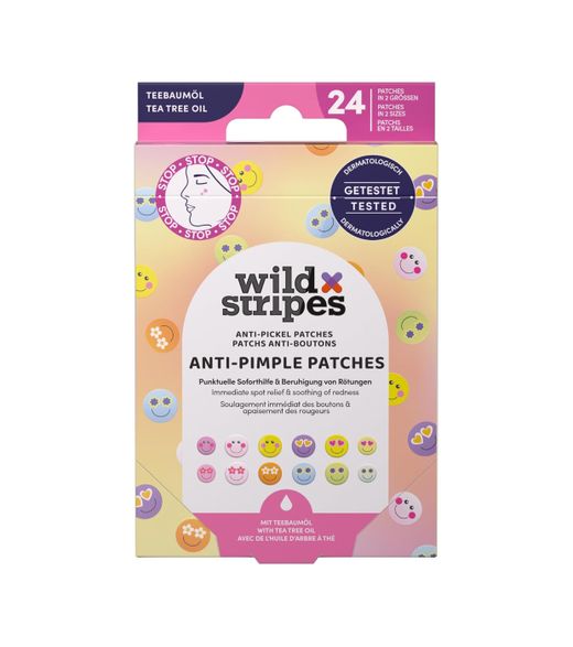 Patchs anti-boutons Wild Stripes 24 patchs