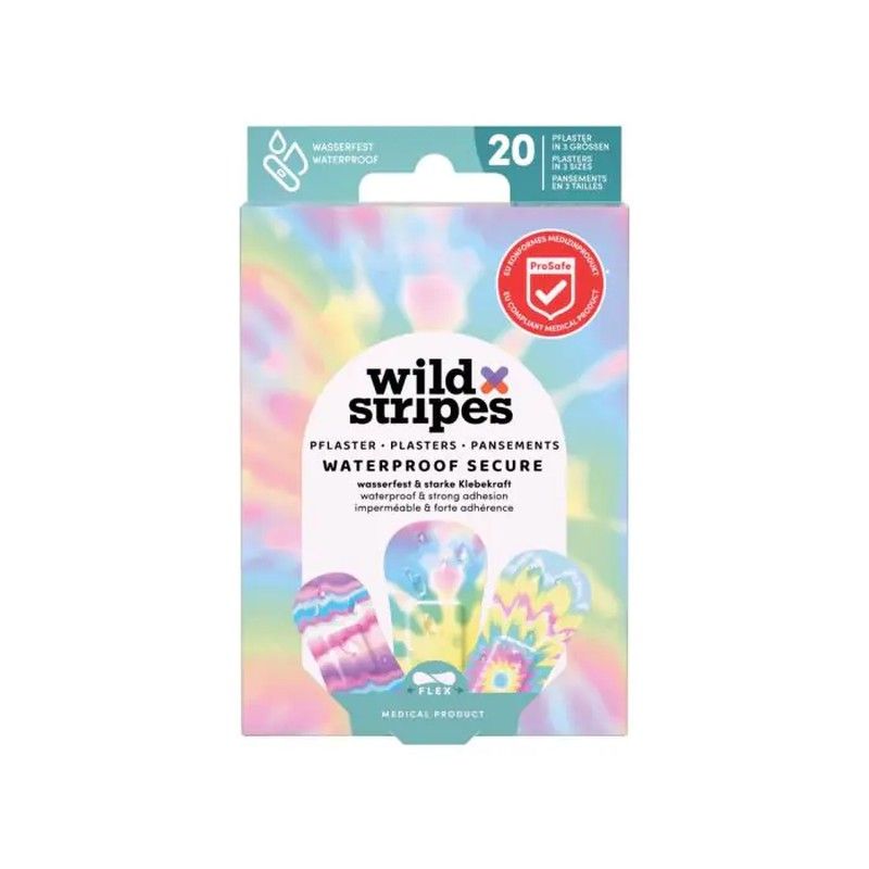 Wild Stripes Apósitos de Plastico Impermeables Fashion 20 Unidades