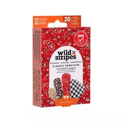 Pansements plastiques imperméables Wild Stripes, 20 unités
