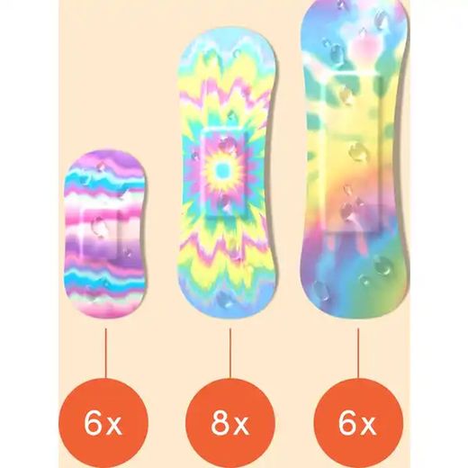 Wild Stripes Apósitos de Plastico Impermeables Fashion 20 Unidades