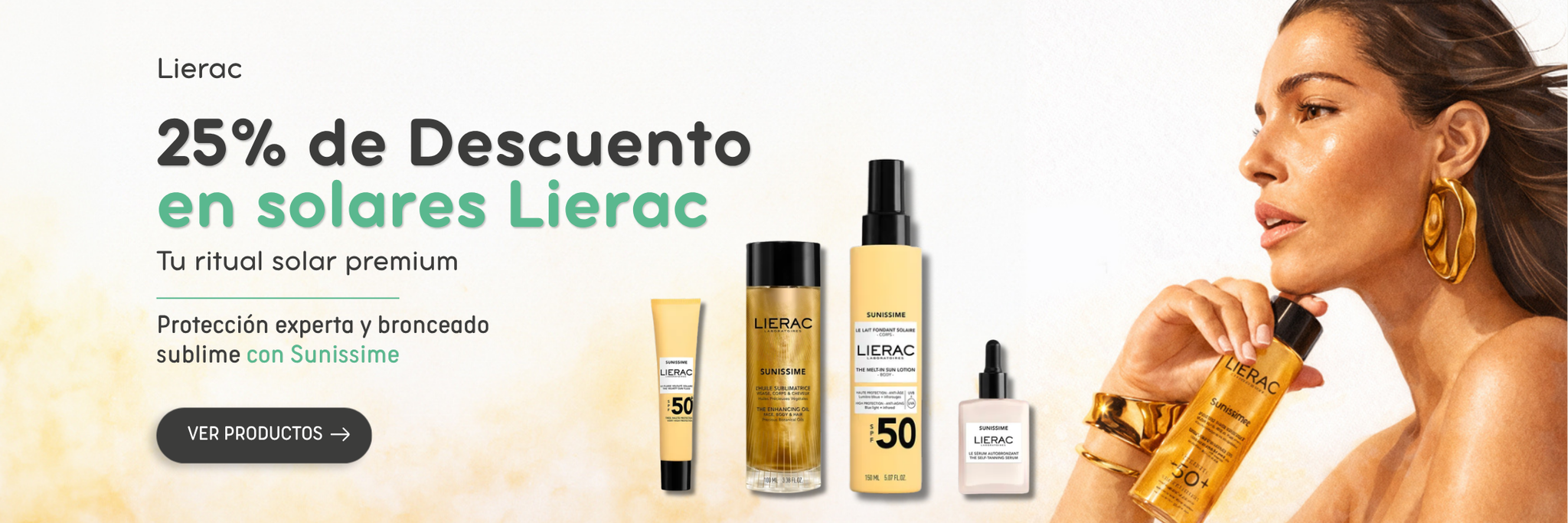 ☀️ 25% de descuento en solares Lierac Protección experta y bronceado sublime